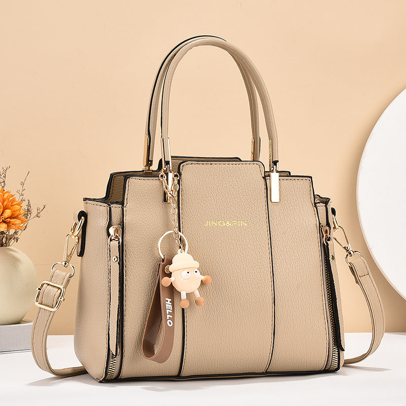 Versatile New Fashion Elegant Handbag Khaki