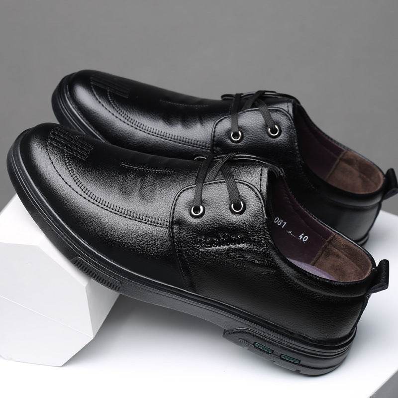 Men's Casual Leather Shoes British Style
