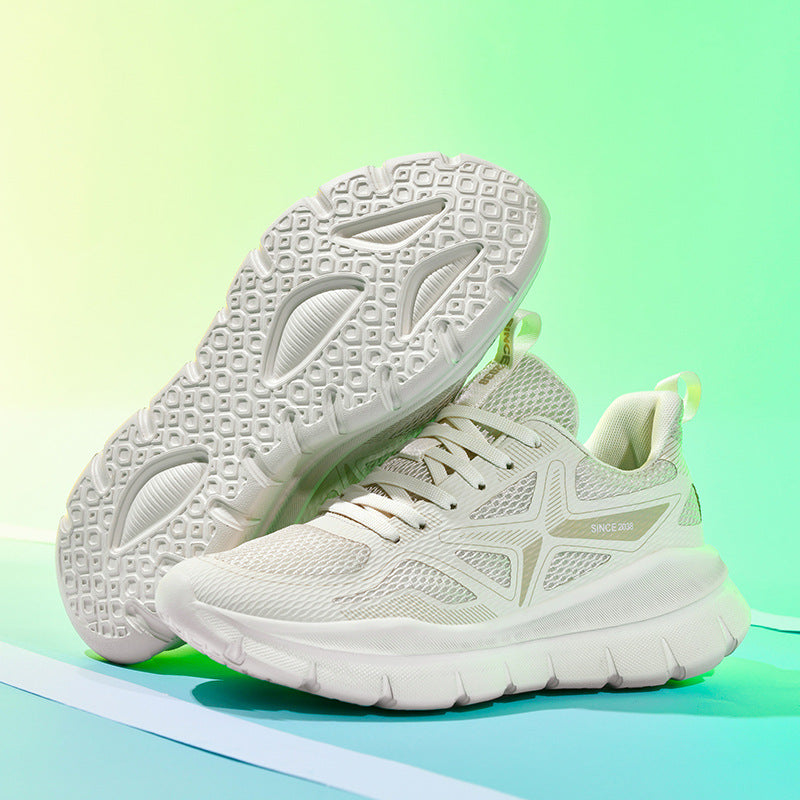 Shock-absorbing Runner Wild Lightweight Sneaker Sea Sand Rice