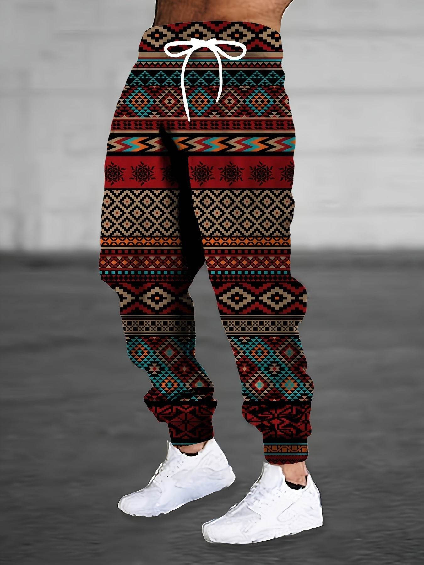 Men's Colorful Printing Sports Casual Sweatpants CK140348