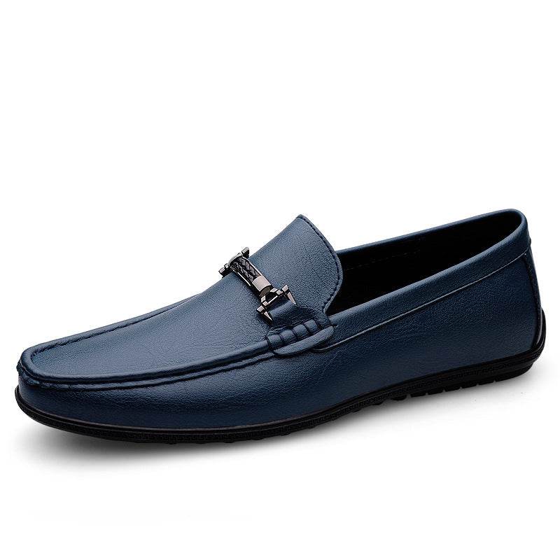 Breathable British Tods Casual Shoes Men Blue