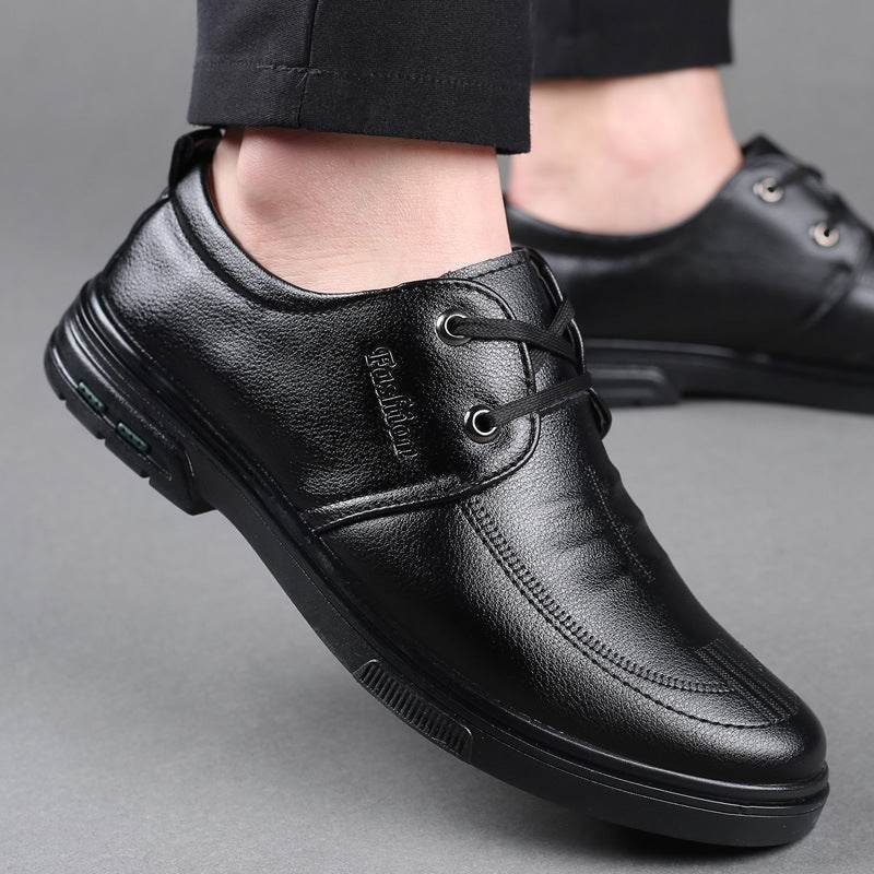 Men's Casual Leather Shoes British Style