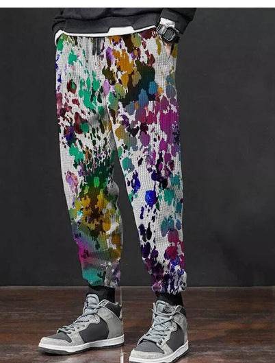 Men's Colorful Printing Sports Casual Sweatpants CK140358