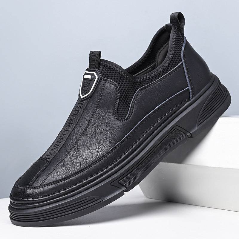 Solid Color Casual Men's Shoes Daily Travel Low Cut Round Head