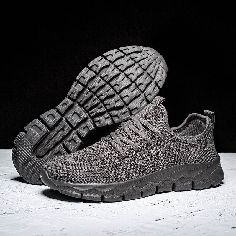 Mesh Breathable Casual Sneaker Light Running Shoes Men's Shoes F33 Gray