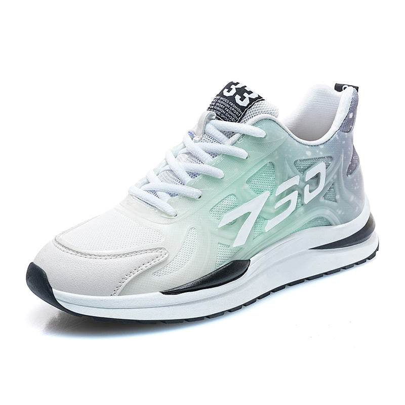 Fashion Personality New Sports Casual Men's Shoes 730 White Green