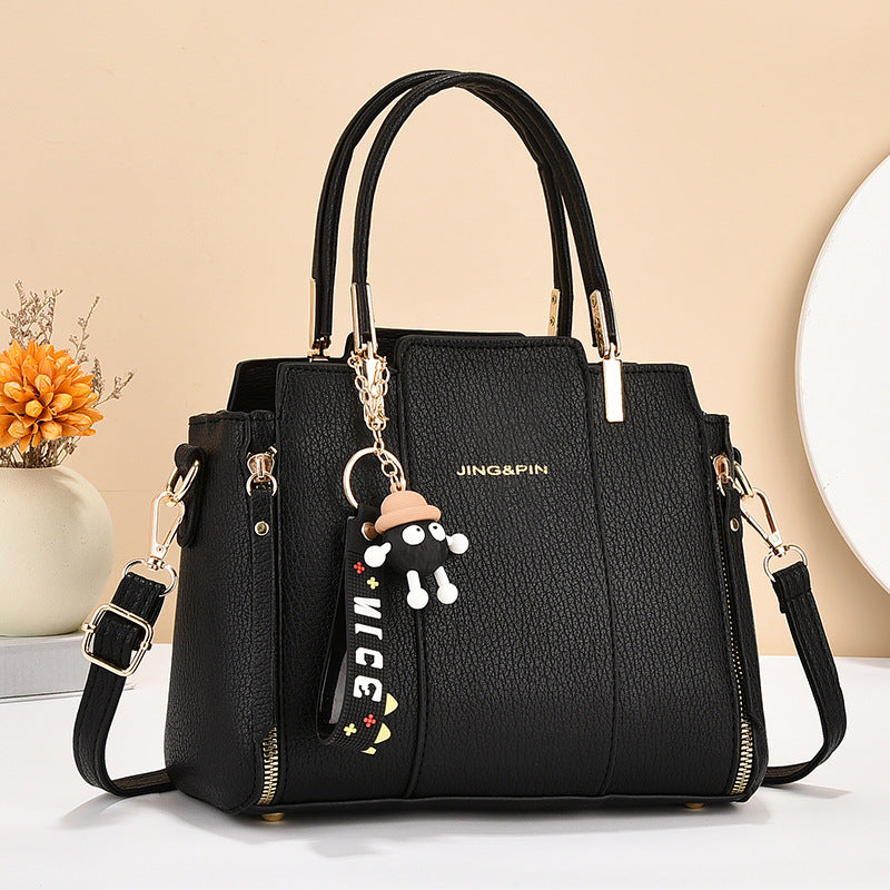 Versatile New Fashion Elegant Handbag Black