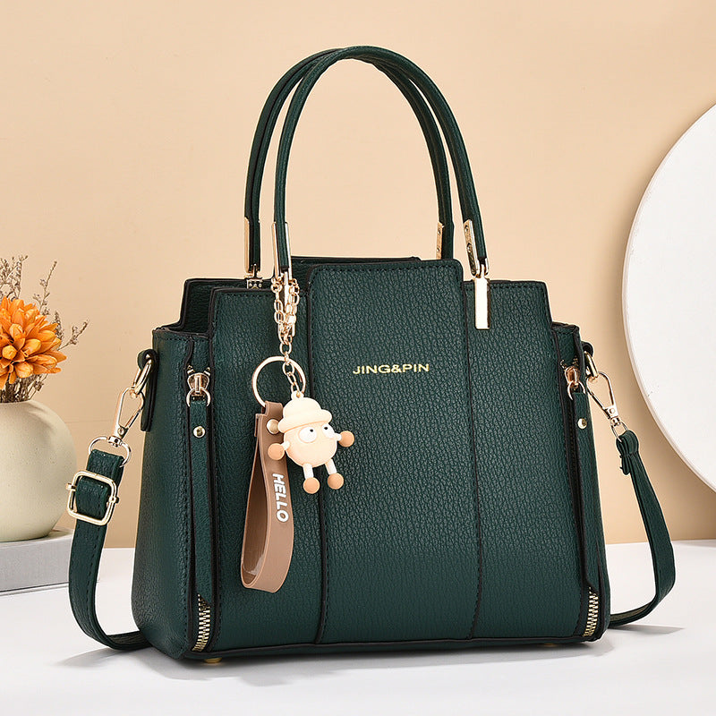 Versatile New Fashion Elegant Handbag Green