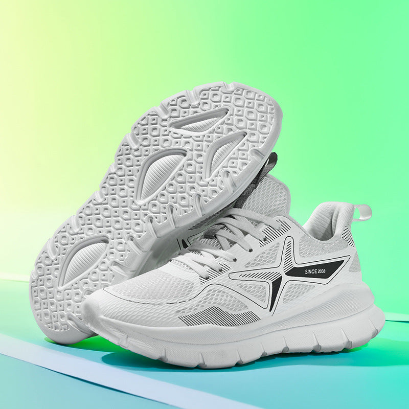 Shock-absorbing Runner Wild Lightweight Sneaker Moonlight White