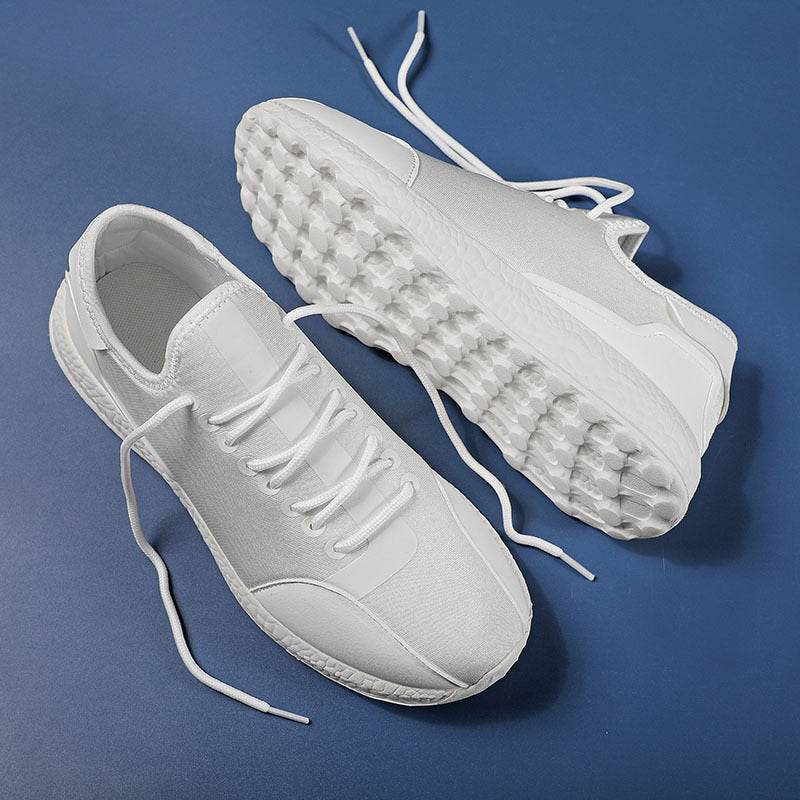 Casual Breathable Outdoor Sports Lightweight Running Men's Single Shoes White