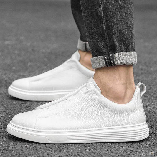 Men's Low Top Layer Cowhide Sports Board Shoes