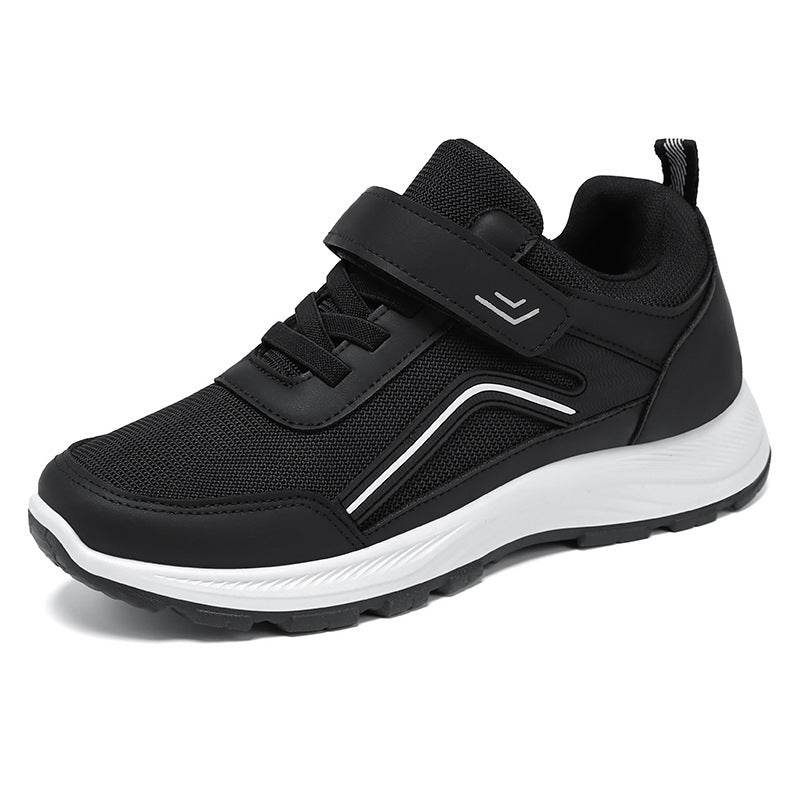 Soft Bottom Comfortable Men And Women Same Style Old Man Sneaker Male BD70 Black