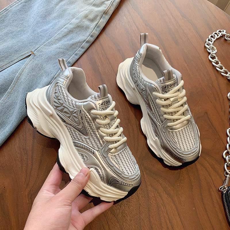 Summer Thin Mesh Breathable Increased Casual Sneaker
