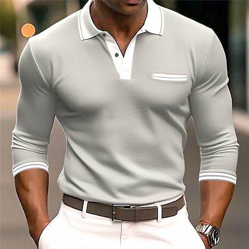 Men's Long Sleeve Button Sweatshirt G48P038