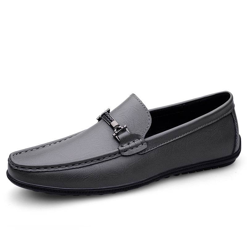 Breathable British Tods Casual Shoes Men Gray