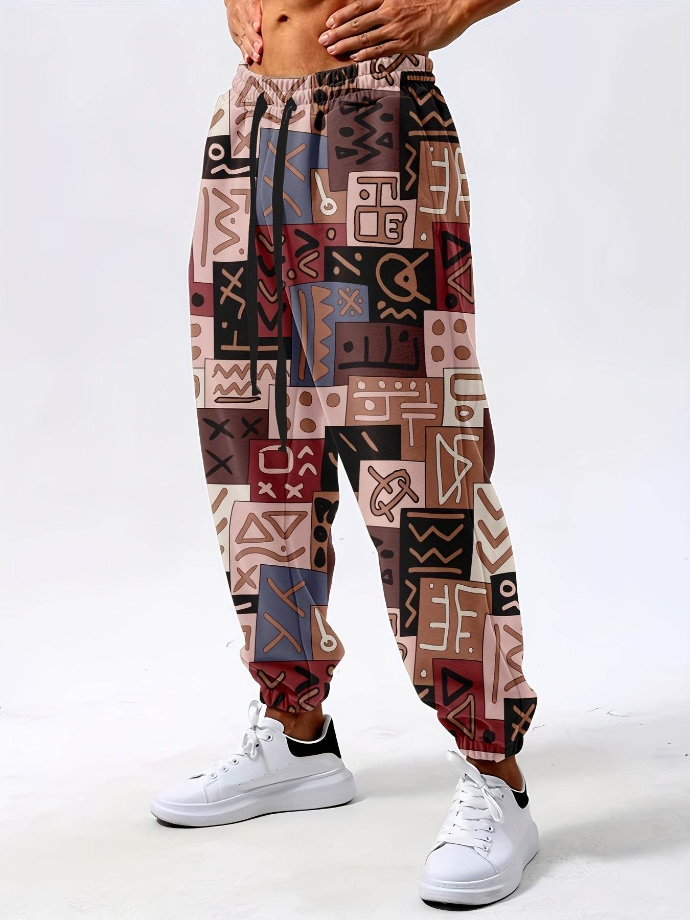 Men's Colorful Printing Sports Casual Sweatpants CK140347