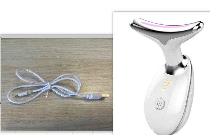 EMS Thermal Neck Lifting And Tighten Massager Electric Microcurrent Wrinkle Remover Set