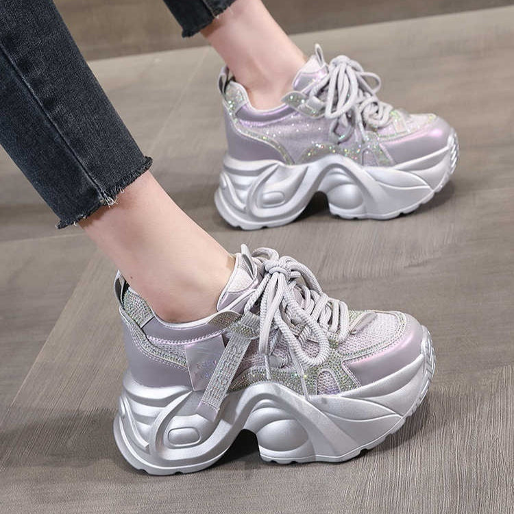 Thick Bottom Korean Casual Ins Style Dad Shoes