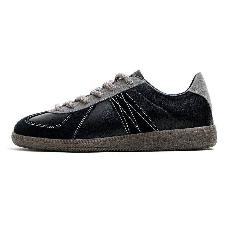 Fashion Men's Low Top Retro Casual Sneaker Graphite Black