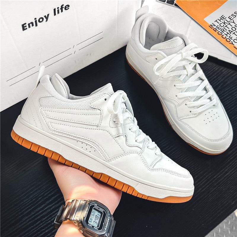 Mens Fashion Casual Running Sports Board Shoes White