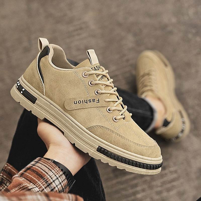 New Autumn Wear-resistant Labor Protection Men's Shoes Non-slip All-matching Khaki