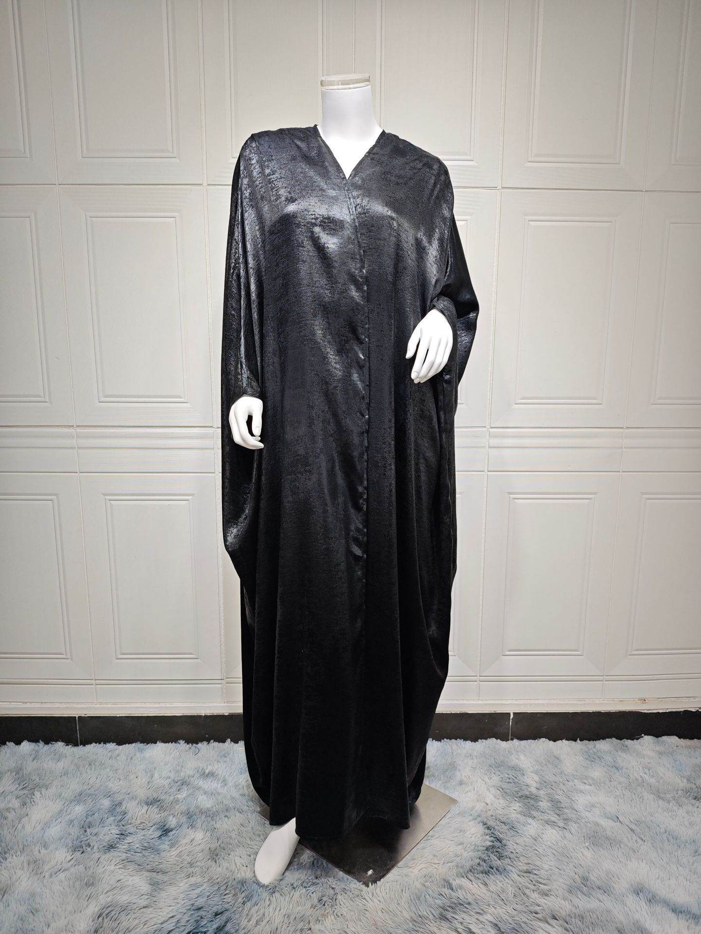 Women's Fashion Robe Plus Size Cardigan Black Free Size