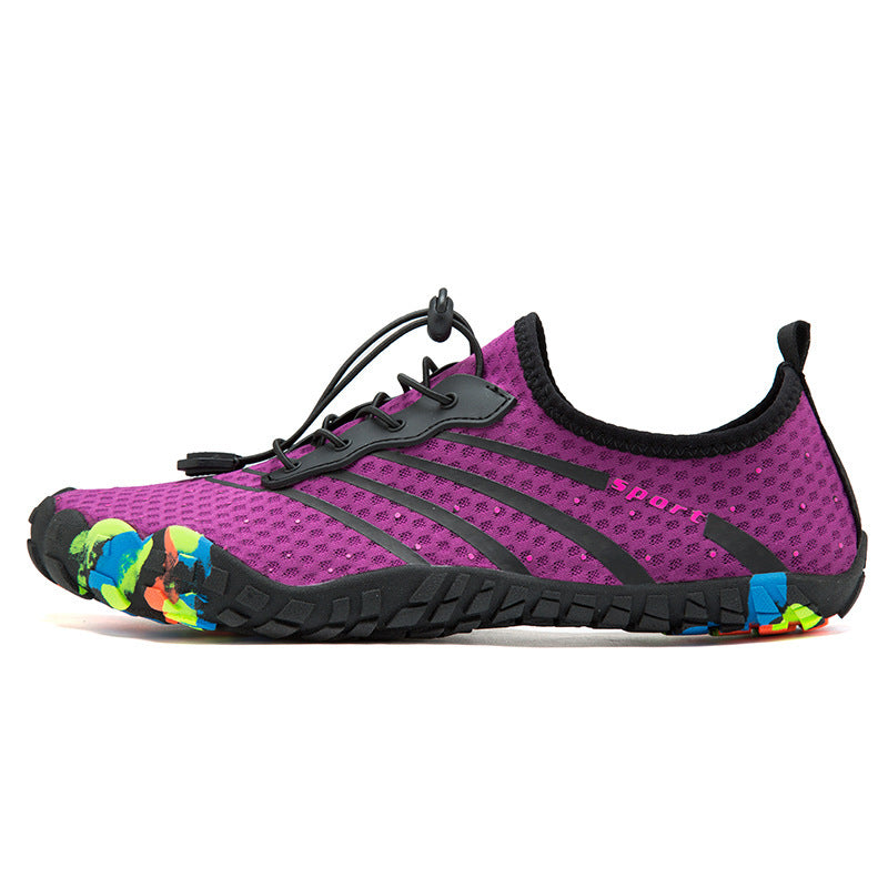 Fast Drainage Beach Swimming Couple Outdoor Fitness Shoes Purple