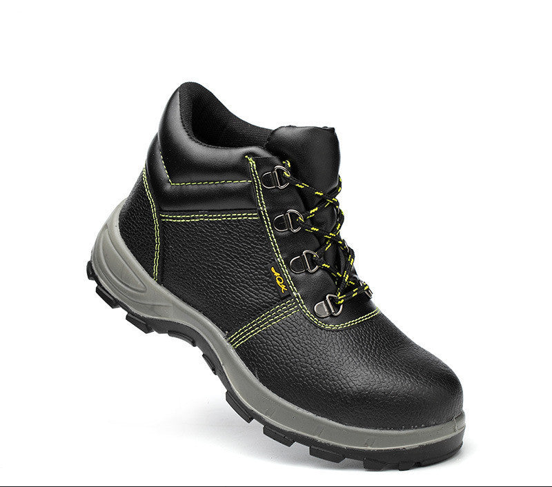 Anti-smashinganti-piercing Oil-acid-alkali Wear-resistant Non-slip Safety Shoes Black