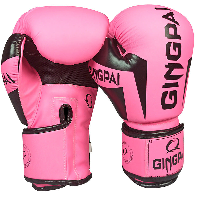 Boxing Gloves Sanda Gloves Training Boxing Glove Pink
