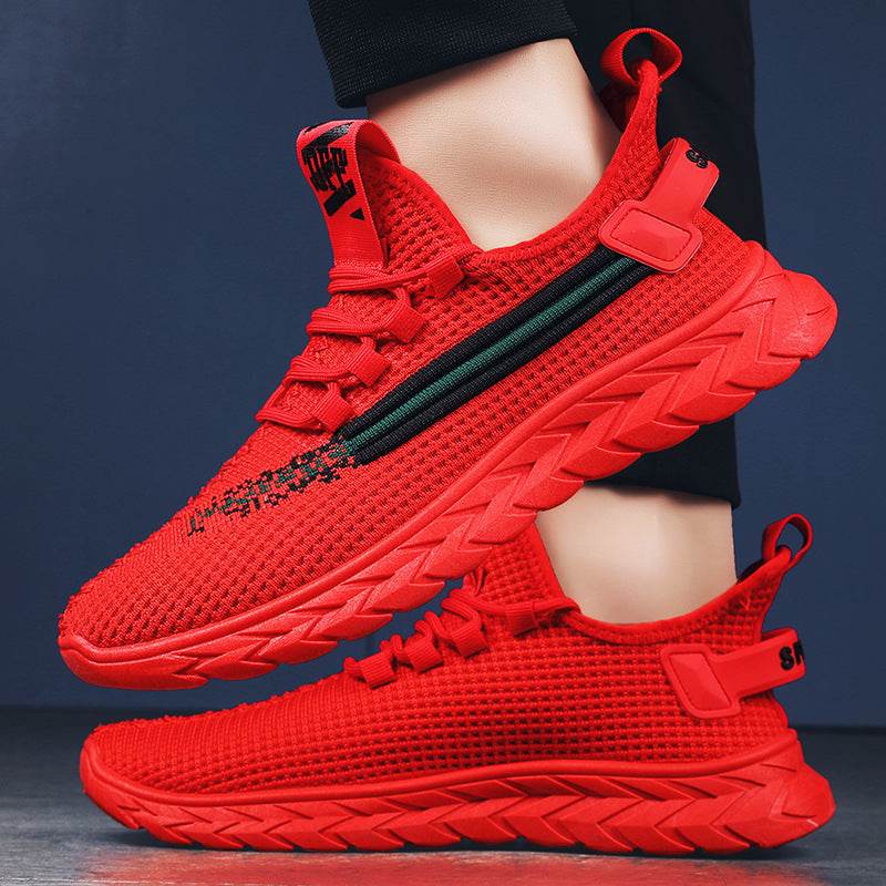 Summer Breathable Men's Sneaker Red