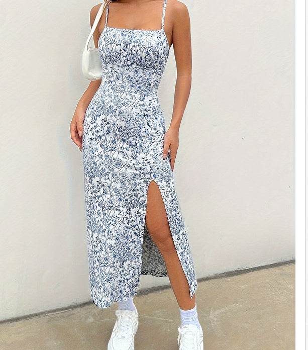 Leopard Print Sheath Long Dress 1 Style