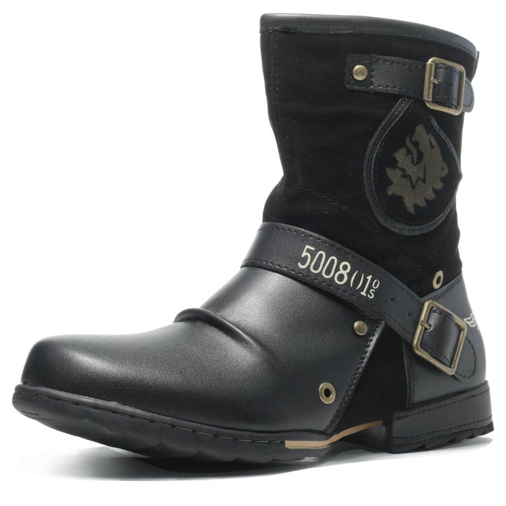 Mid-High Tube Men's Cowboy Boot