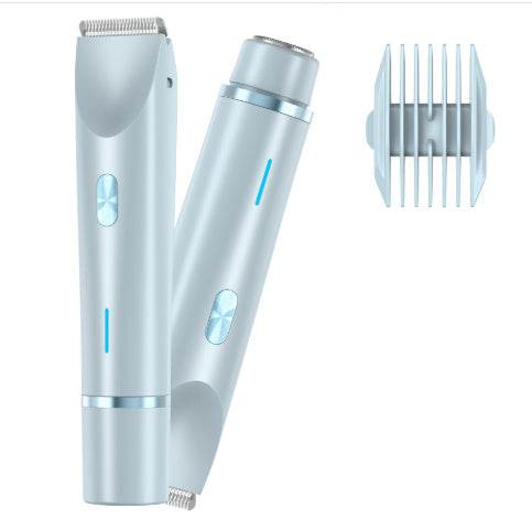 2 In 1 Hair Remover Women's Double Head Shaver Private Pubic Hair Trimmer Electric Razor Wet Dry Electric Body Hair - La Gaelliance DG ESsence