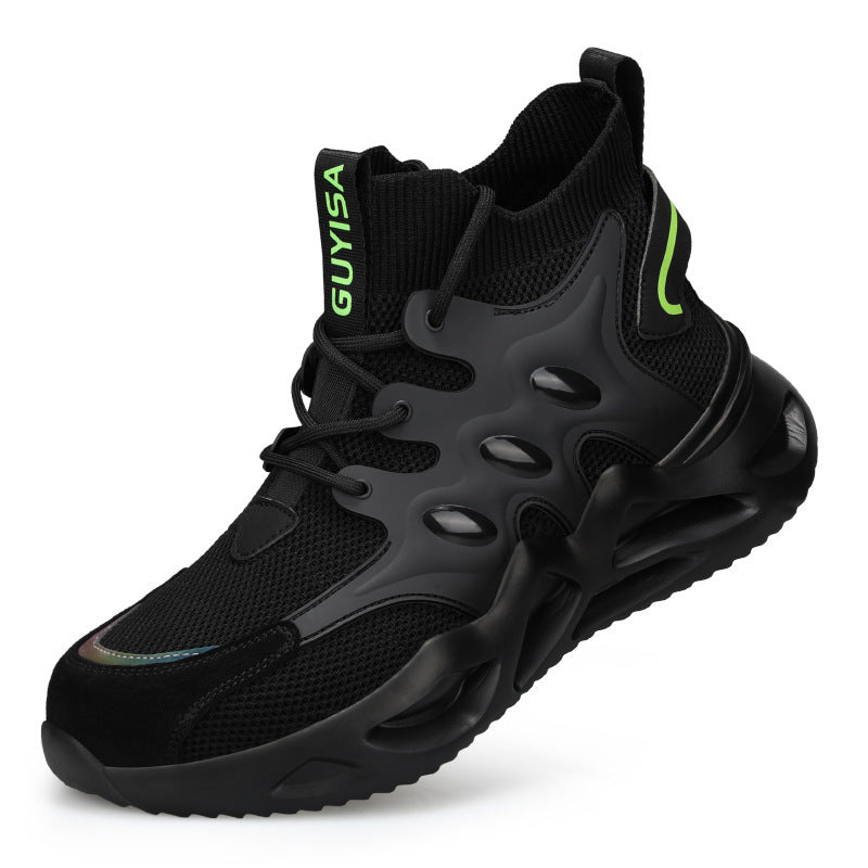 Men's Breathable Anti-smash And Anti-puncture Safety Shoes M0239