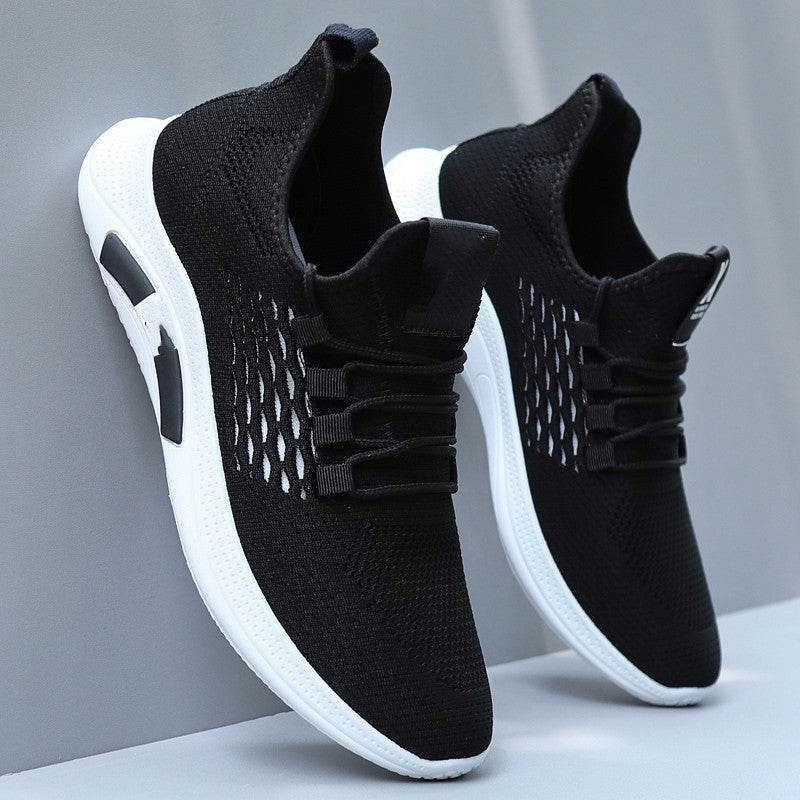Mens Fashion Casual Breathable Sports Shoes 2300Black