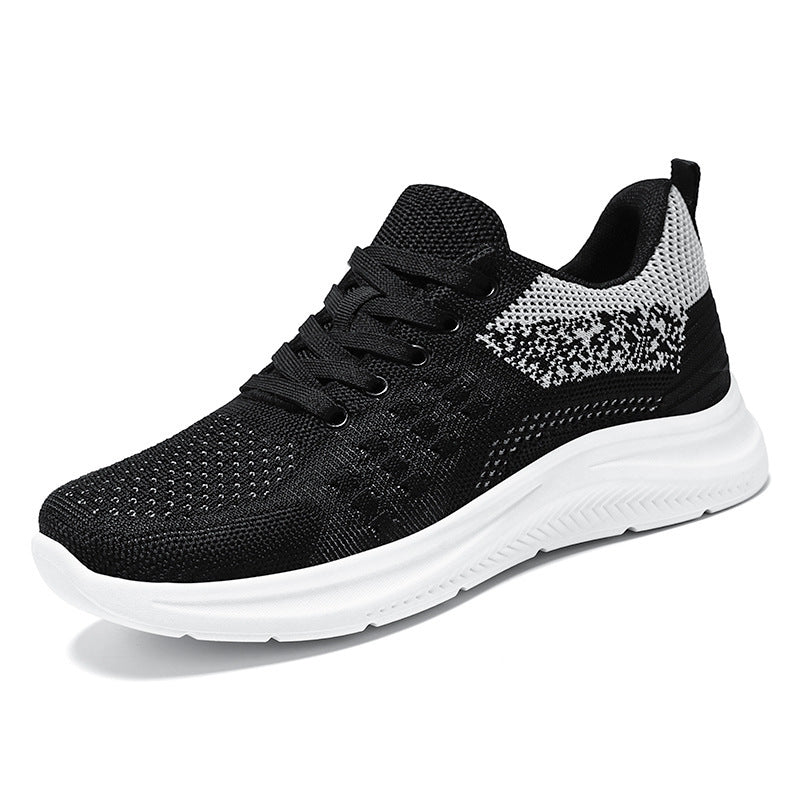 Women's Lightweight Breathable Casual Soft Sole Sneakers Black