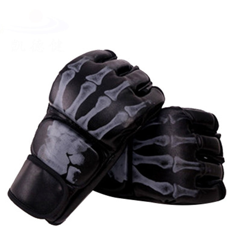 Sanda Gloves Gloves Female Adult Taekwondo Boxing 2black