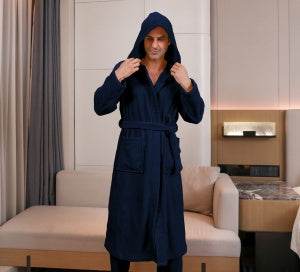 Men's Fibre Velvet Gown Set
