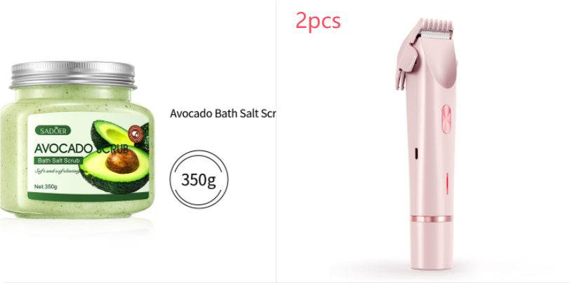 2 In 1 Hair Remover Women's Double Head Shaver Private Pubic Hair Trimmer Electric Razor Wet Dry Electric Body Hair - La Gaelliance DG ESsence