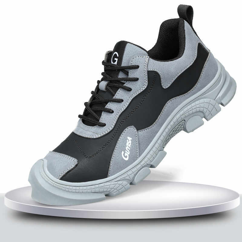 Anti Piercing Rubber Soled Safety Shoes Site Protection Shoes Safety Work Shoes 2style