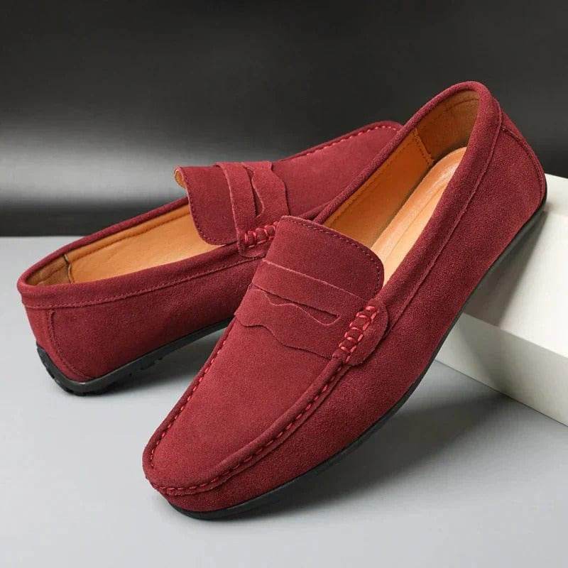 Large Size Flats Red Casual Shoes Red