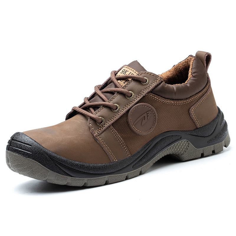 Four Seasons Leisure Protective Old Safety Shoes Brown