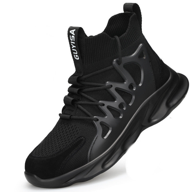 Men's Breathable Anti-smash And Anti-puncture Safety Shoes
