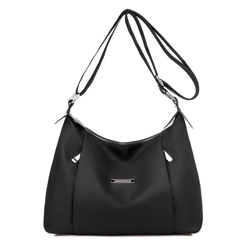 Fashion Oxford Cloth Shoulder Bag Simple Women's Crossbody Bag Black