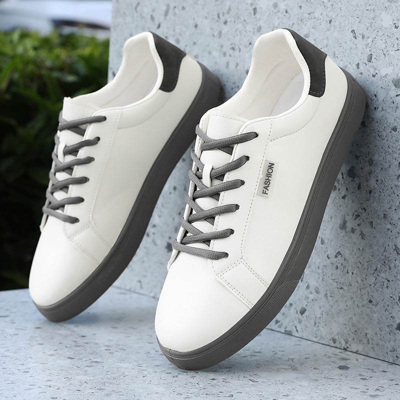 Men's Korean-style All-matching Fashionable Sports Shoes 1703 Light Gray