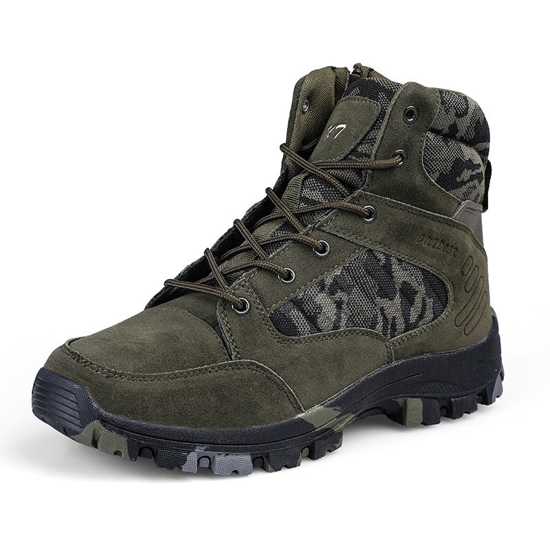 Outdoor Travel Men's High-top Hiking Shoes