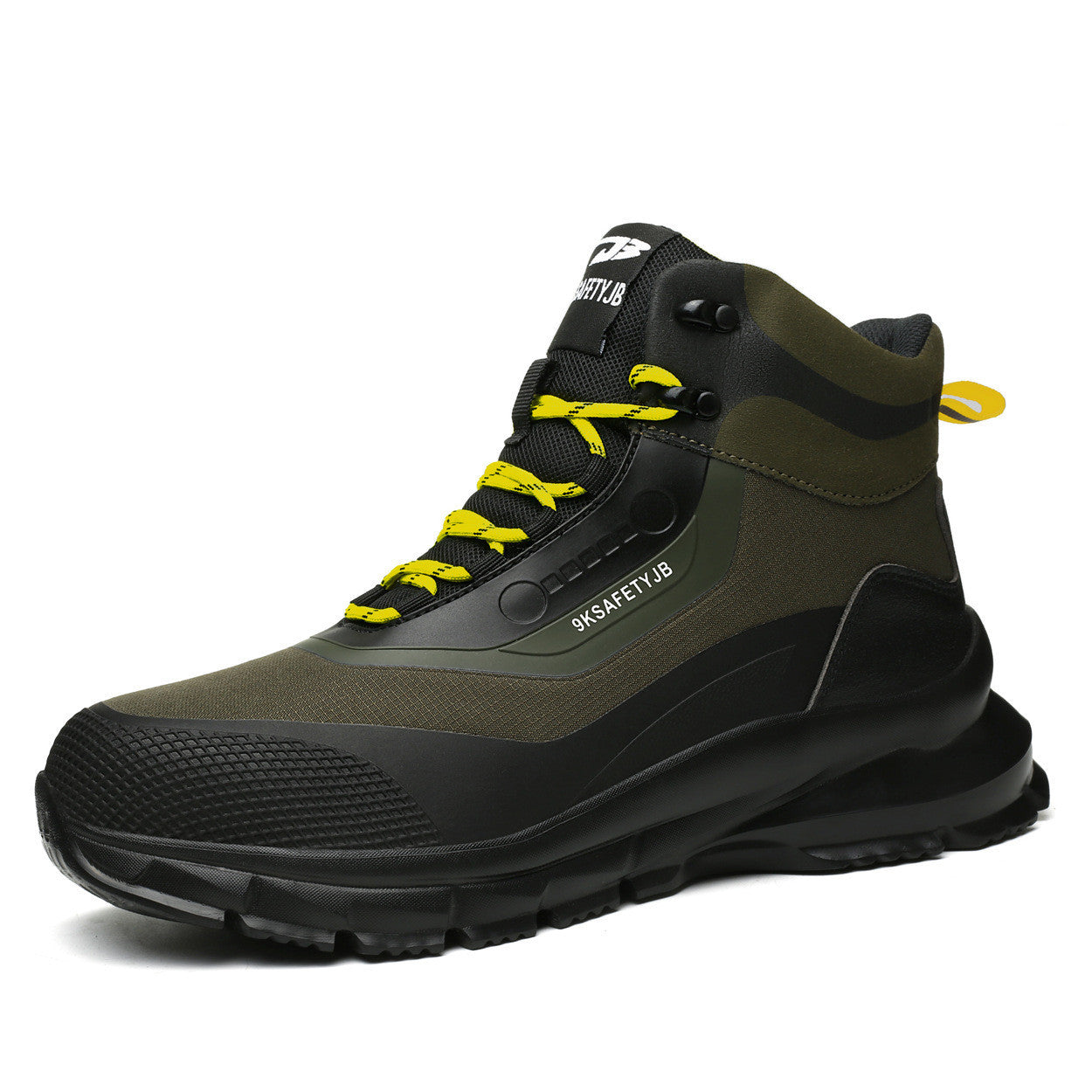 High-top Safety Boots Smash And Pierce Resistant Steel Tips 925 Black