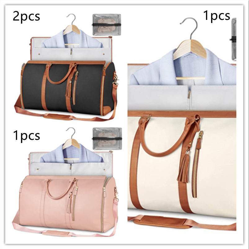 Large Capacity Travel Duffle Bag Women's Handbag Folding Suit Bag Waterproof Clothes Totes Set40