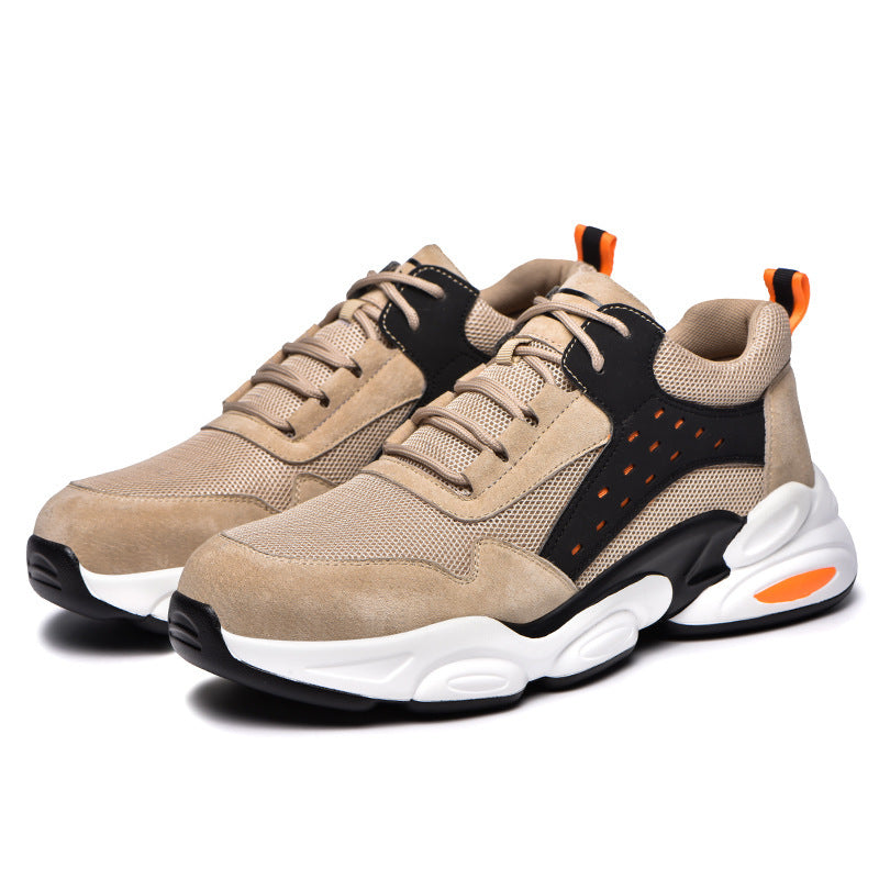 New Breathable Safety Shoes Men's Flying Knitting 3 Style