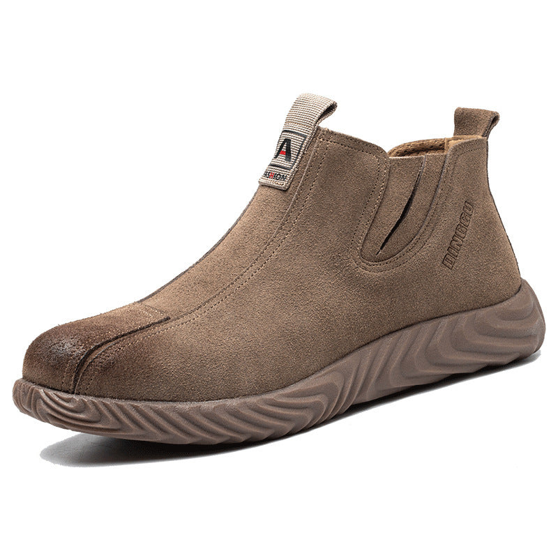 Men's Safety Shoes Anti-smashing Anti-piercing Lightweight Soft Sole 268huizong